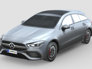 Mercedes-Benz AMG CLA 35 Shooting Brake Model 3D