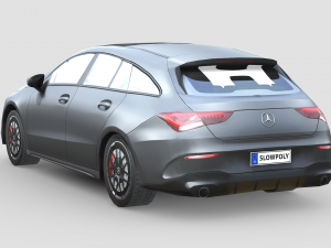 Mercedes-Benz AMG CLA 35 Shooting Brake 3D Model