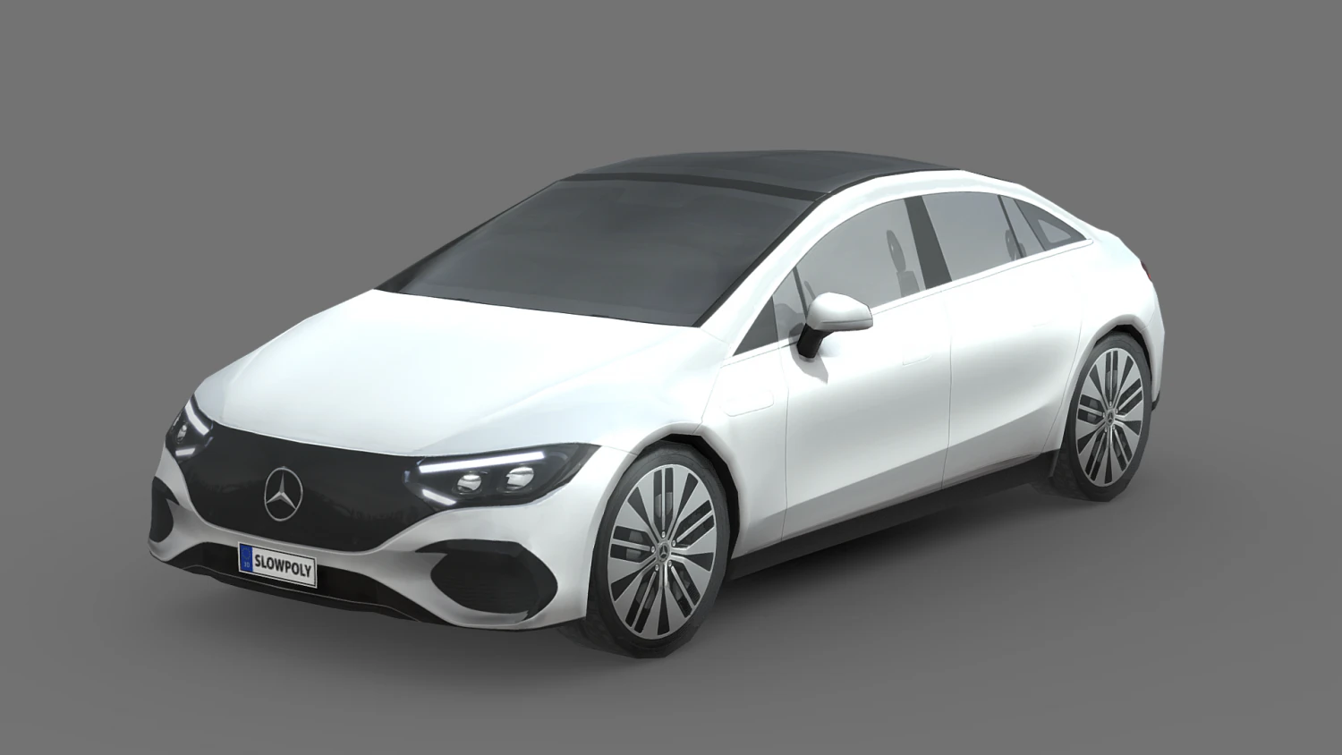 Mercedes-Benz EQE 3D Model .c4d .max .obj .3ds .fbx .stl .blend 