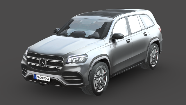 Mercedes-Benz GLS Modello 3D .c4d .max .obj .3ds .fbx .stl .blend 