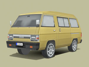 Mitsubishi Delica Wagon Modèle 3D