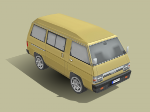 Mitsubishi Delica Wagon Modello 3D
