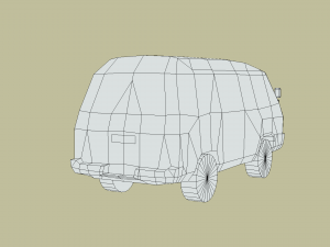 Mitsubishi Delica Wagon Modello 3D