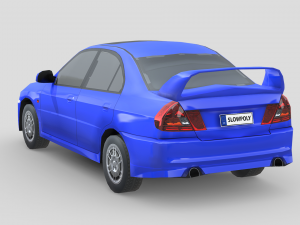 Mitsubishi Lancer Evolution 1997 3D 모델