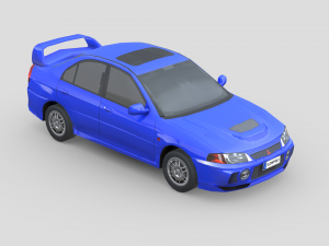 Mitsubishi Lancer Evolution 1997 3D 모델