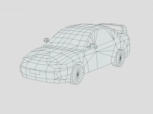 Mitsubishi Lancer Evolution 1997 3D Model