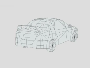 Mitsubishi Lancer Evolution 1997 3D Model