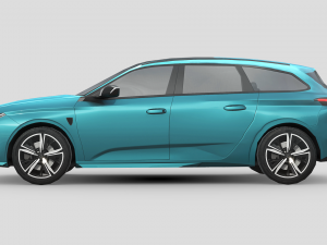 Peugeot 308 SW hybrid 2022 3D मॉडल