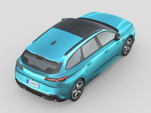 Peugeot 308 SW hybrid 2022 3D मॉडल