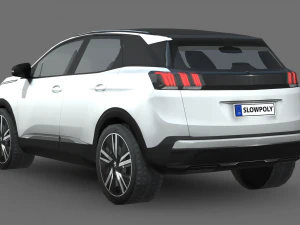 Peugeot 3008 2021 3D Model