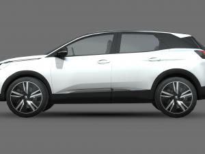 Peugeot 3008 2021 3D Модель