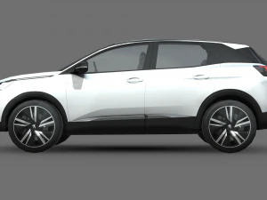 Peugeot 3008 2021 3D Model