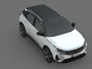 Peugeot 3008 2021 3D Model