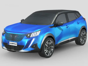 Peugeot e-2008 Modello 3D