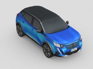 Peugeot e-2008 3D 모델