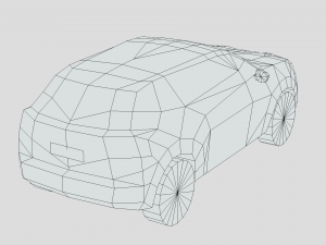 Peugeot e-2008 3D 모델