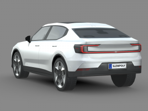 Polestar 2 2023 3D Model