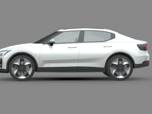 Polestar 2 2023 3D Model