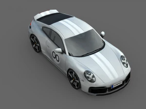 Porsche 911 Sport Classic 2023 3D Model