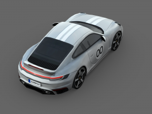Porsche 911 Sport Classic 2023 3D 模型