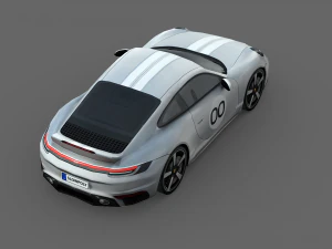 Porsche 911 Sport Classic 2023 3D Model