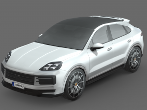 Porsche Cayenne E-Hybrid Coupe 2024 3D Модель