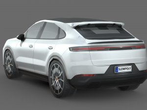 Porsche Cayenne E-Hybrid Coupe 2024 Model 3D