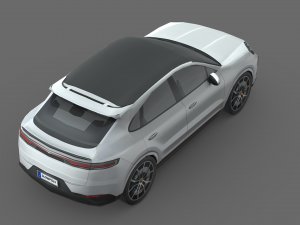 Porsche Cayenne E-Hybrid Coupe 2024 Model 3D