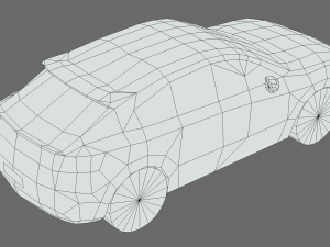 Porsche Cayenne E-Hybrid Coupe 2024 Model 3D