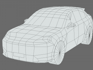 Porsche Cayenne E-Hybrid Coupe 2024 Model 3D