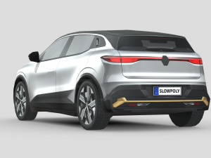 Renault Megane E 3D Model