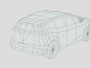 Renault Megane E 3D Model