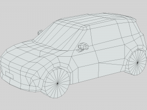Smart 1 Brabus 3D Model