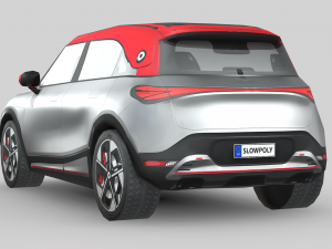 Smart 1 Brabus 3D Model