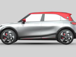 Smart 1 Brabus 3D Model