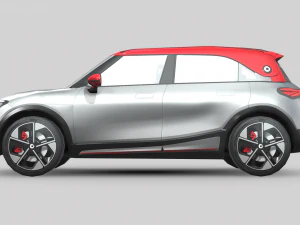 Smart 1 Brabus 3D Model