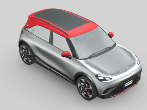 Smart 1 Brabus 3D Model
