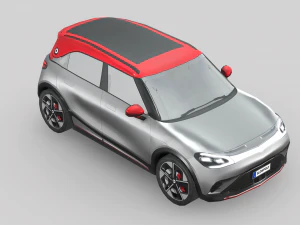 Smart 1 Brabus 3D Model