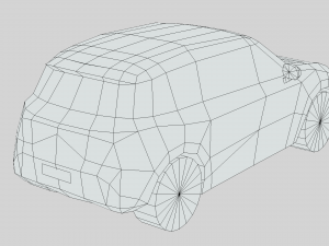 Smart 1 Brabus 3D Model
