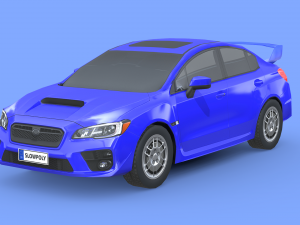 Subaru Impreza WRX STi Modèle 3D