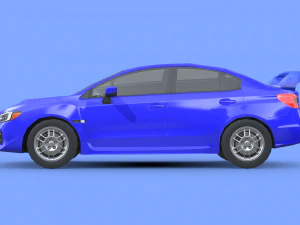 Subaru Impreza WRX STi 3D Model