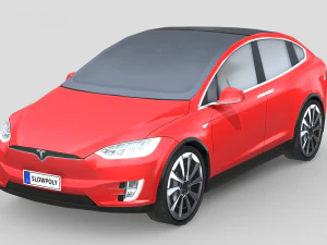 Tesla Model X 2018 3D Model
