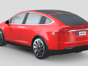 Tesla Model X 2018 Model 3D