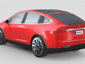 Tesla Model X 2018 3D Model