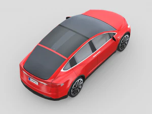 Tesla Model X 2018 3D Model