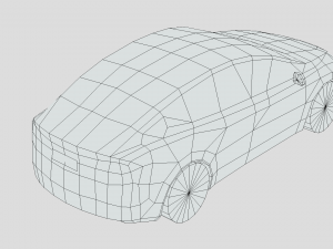 Tesla Model X 2018 Model 3D