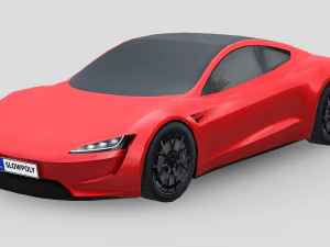 Tesla Roadster 2020 3D Model