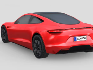 Tesla Roadster 2020 3D Model