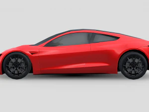 Tesla Roadster 2020 3D Model