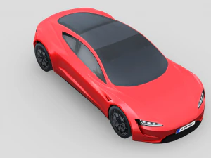 Tesla Roadster 2020 3D Model